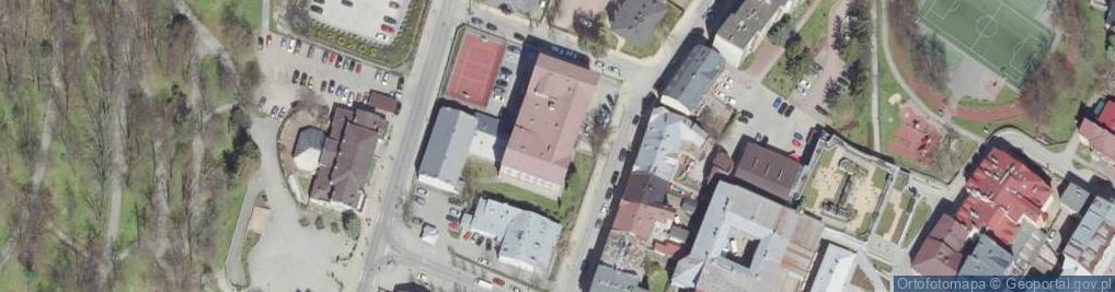 Zdjęcie satelitarne Szkoła Podstawowa Nr 8 W Sanoku
