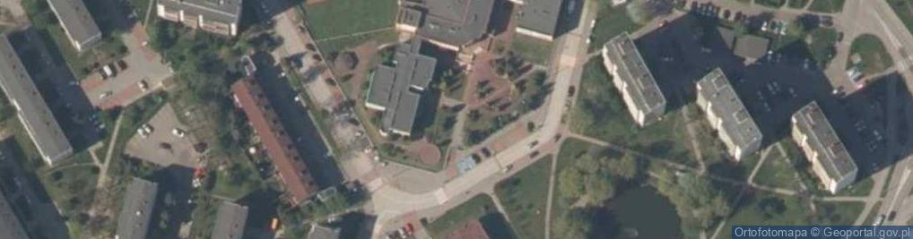 Zdjęcie satelitarne Szkoła Podstawowa Nr 9 Im. Marii Grzegorzewskiej W Skierniewicach