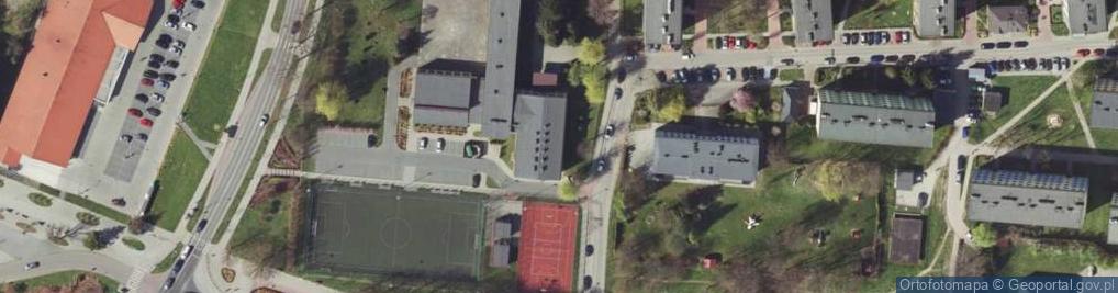 Zdjęcie satelitarne Szkoła Podstawowa Nr 9 Im. Orędowników Pokoju W Oświęcimiu
