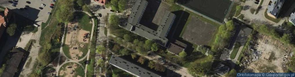 Zdjęcie satelitarne Szkoła Podstawowa Nr 9 W Olsztynie