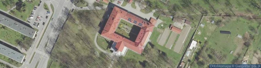 Zdjęcie satelitarne Szkoła Podstawowa Sióstr Niepokalanek Im. Jana Pawła II W Nowym Sączu