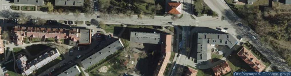 Zdjęcie satelitarne Szkoła Podstawowa Specjalna W Ostródzie