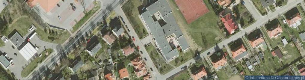 Zdjęcie satelitarne Szkoła Podstawowa Specjalna W Specjalnym Ośrodku Szkolno-Wychowawczym W Trzebnicy