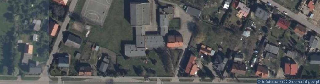 Zdjęcie satelitarne Szkoła Podstawowa W Korzeniewie