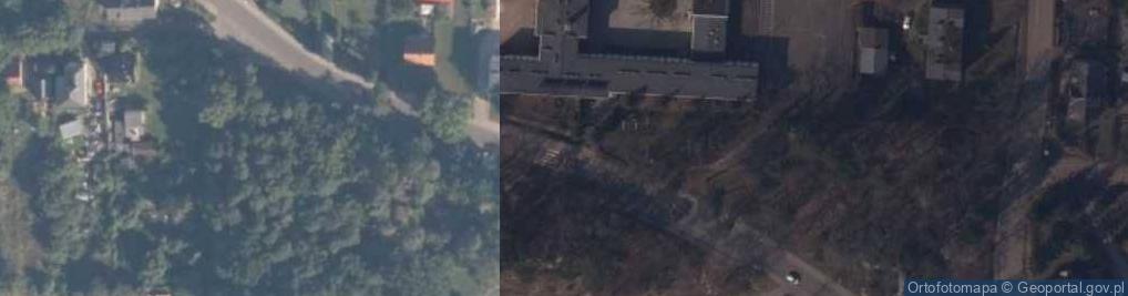 Zdjęcie satelitarne Szkoła Podstawowa W Stegnie Im. I Brygady Pancernej Im. Bohaterów Westerplatte