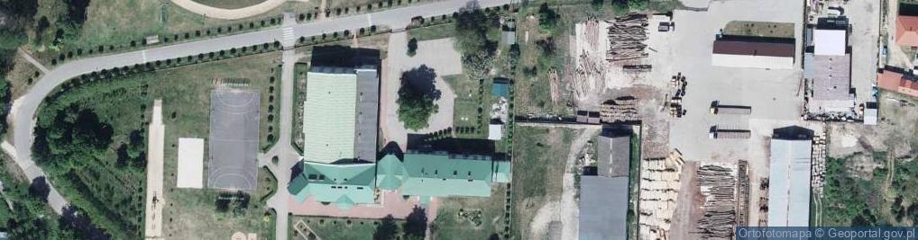 Zdjęcie satelitarne Szkoła Podstawowa W Zalesiu