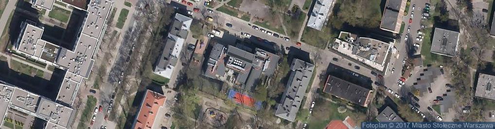 Zdjęcie satelitarne Szkoła Podstawowa Z Oddziałami Dwujęzycznymi Nr 20 Im. Jana Gutenberga Fundacji Szkolnej W Warszawie