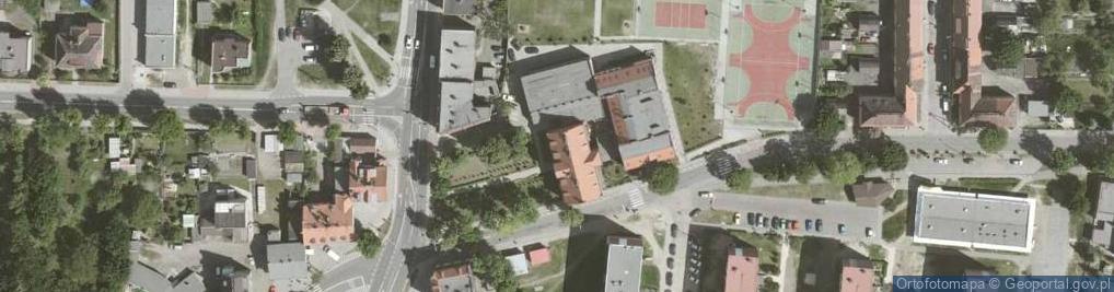Zdjęcie satelitarne Szkoła Podstawowa Z Oddziałami Integracyjnymi Nr 21 Im. Henryka Sienkiewicza W Gliwicach