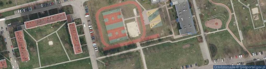 Zdjęcie satelitarne Szkoła Podstawowa Z Oddziałami Integracyjnymi Nr 39 Im. Obrońców Pokoju W Gliwicach