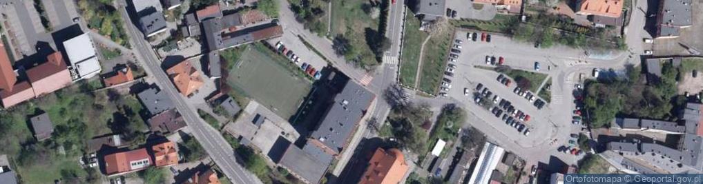 Zdjęcie satelitarne Szkoła Podstawowa Z Oddziałami Mistrzostwa Sportowego Nr 9 Im. Adama Mickiewicza W Rybniku
