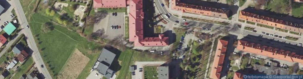 Zdjęcie satelitarne Szkoła Podstawowa Z Oddziałami Sportowymi Nr 2 Im. Łukasza Górnickiego W Oświęcimiu