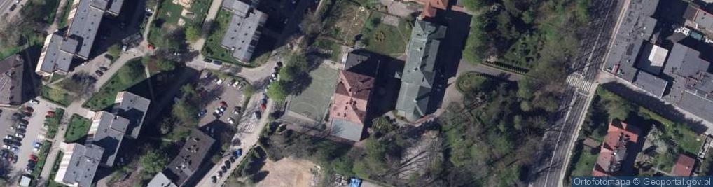 Zdjęcie satelitarne Szkoła Podstawowa Zgromadzenia Córek Bożej Miłości Im. Franciszki Lechner W Bielsku-Białej