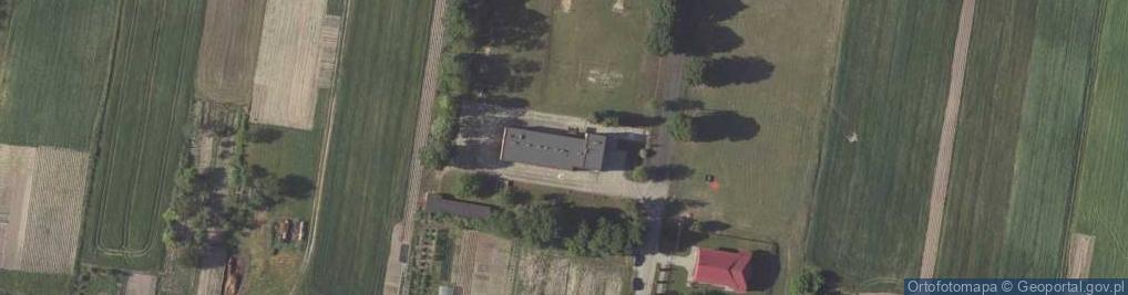 Zdjęcie satelitarne w Kolonii Sitno, Zespół Szkół w Kornelówce