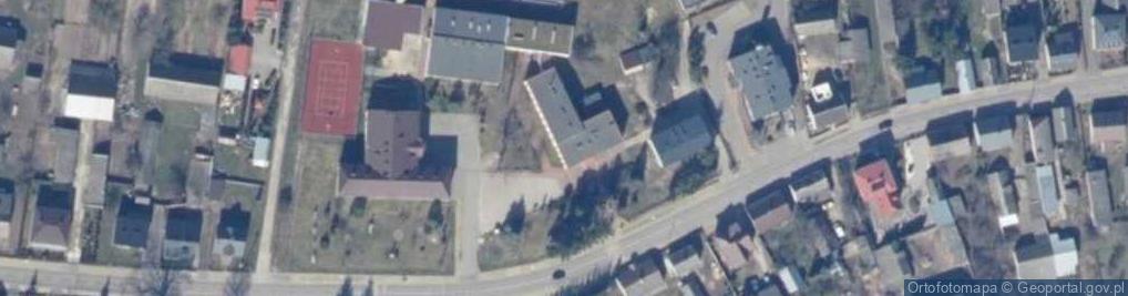Zdjęcie satelitarne Zespół Placówek Oświatowych w Kazanowie