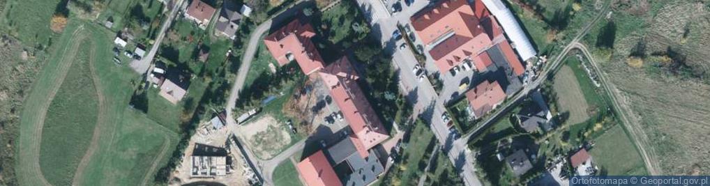 Zdjęcie satelitarne Zespół szkolno-przedszkolny im. Jana Pawła 2 w Rudzicy