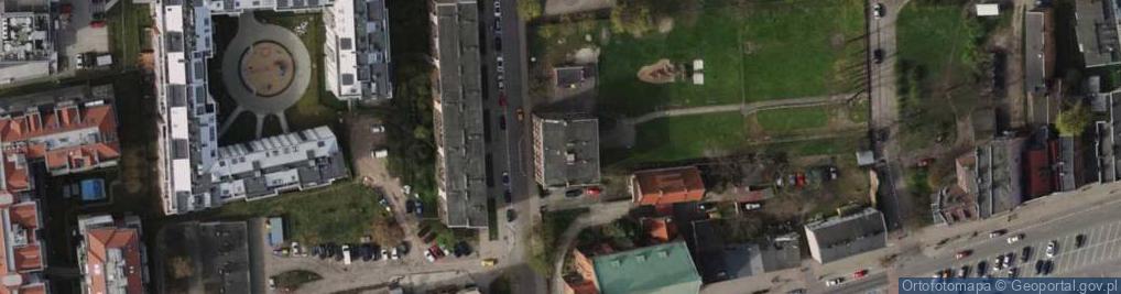 Zdjęcie satelitarne Gdańskie Szkoły Medyczne