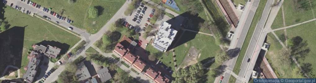 Zdjęcie satelitarne Ogród Edukacyjny Policealna Szkoła Dla Dorosłych
