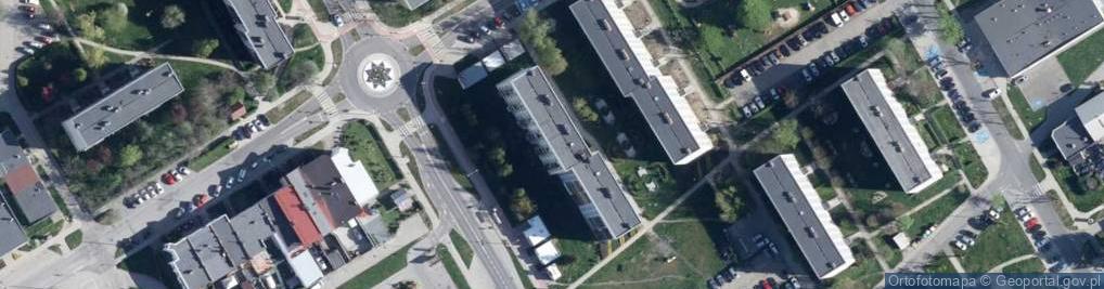 Zdjęcie satelitarne Prywatna Średnia Szkoła Zawodowa Policealna