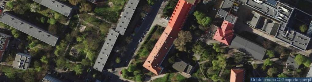 Zdjęcie satelitarne Budynek C Akademii Ekonomicznej im. Oskara Langego