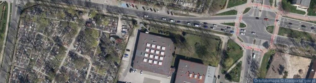 Zdjęcie satelitarne Centrum Edukacji w Płocku