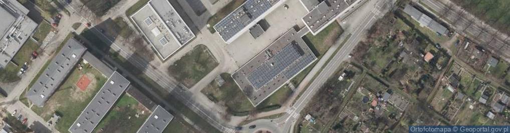 Zdjęcie satelitarne Centrum Komputerowe Politechniki Śląskiej