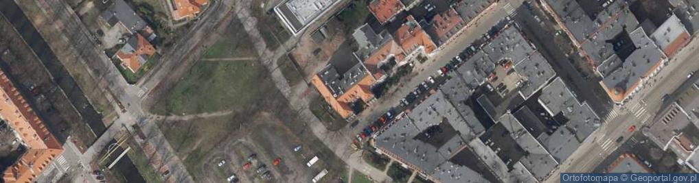 Zdjęcie satelitarne Centrum Kształcenia Zawodowego i Ustawicznego Woj. Śląskiego