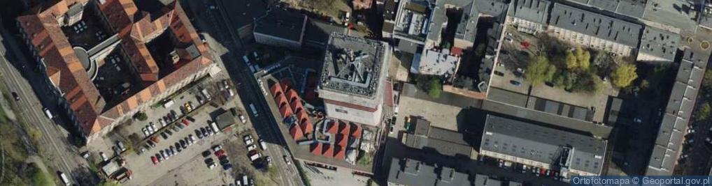 Zdjęcie satelitarne Collegium Altum w Poznaniu
