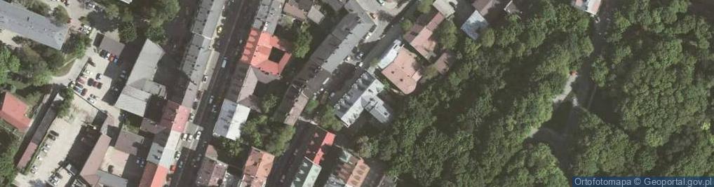 Zdjęcie satelitarne Krakowskie Szkoły Artystyczne