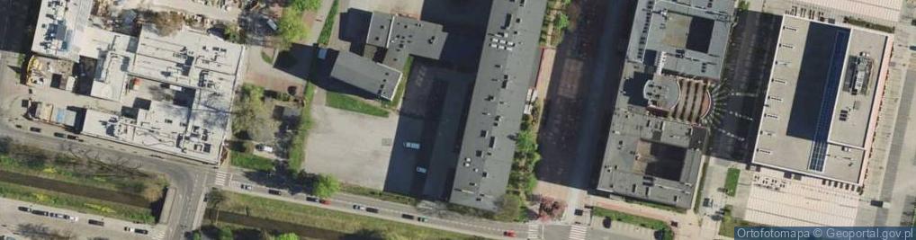 Zdjęcie satelitarne Rektorat Uniwersytetu Śląskiego