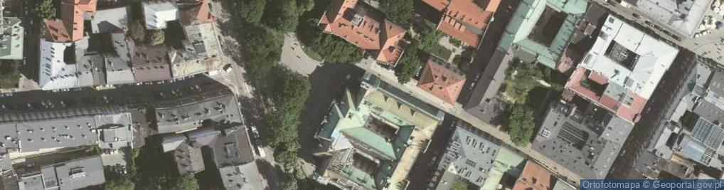 Zdjęcie satelitarne Uniwersytet Jagielloński