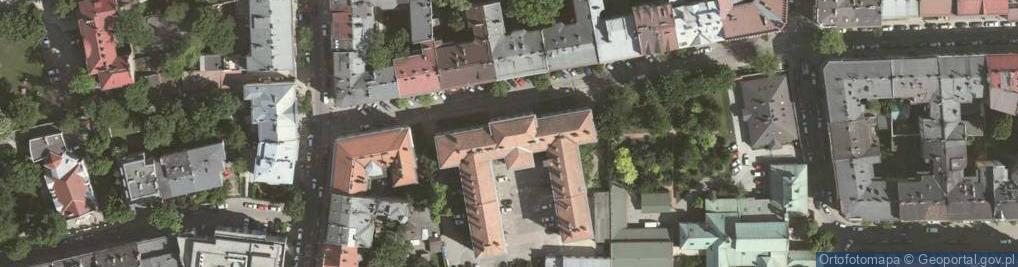 Zdjęcie satelitarne V Liceum Ogólnokształcące w Krakowie
