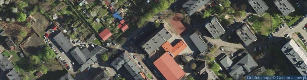 Zdjęcie satelitarne w Zespole Szkół Sportowych