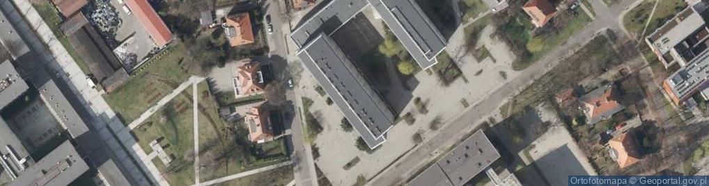 Zdjęcie satelitarne Wydział Chemiczny Politechniki Śląskiej