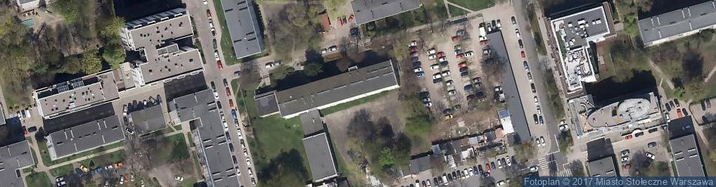 Zdjęcie satelitarne XLIII Liceum Ogólnokształcące im. Kazimierza Wielkiego w Warszawie