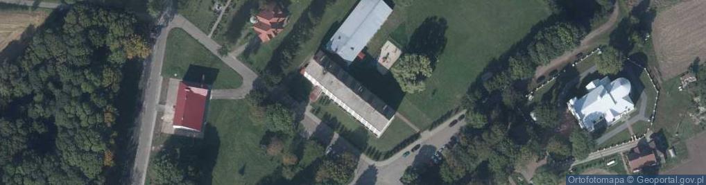 Zdjęcie satelitarne Zespół Szkół Podstawowo-Gimnazjalnych w Nabrożu-Kolonii