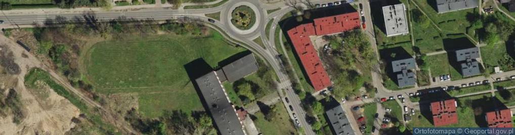 Zdjęcie satelitarne Zespół Szkół Techniczno-Ekonomicznych w Radzionkowie