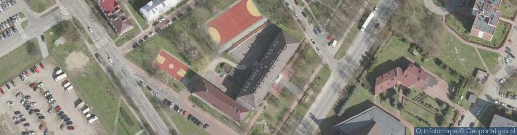 Zdjęcie satelitarne ZS Plastycznych im. Tadeusza Kantora