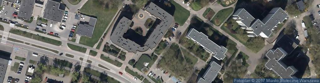 Zdjęcie satelitarne Centrum Nauczania MathRiders Ursynów