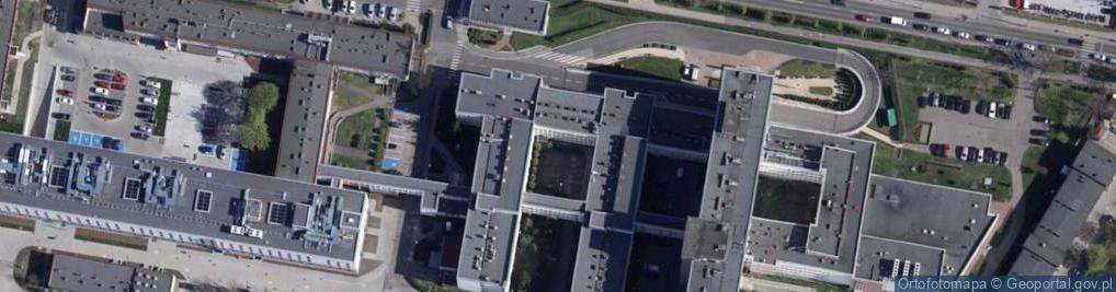 Zdjęcie satelitarne 10 Wojskowy Szpital Kliniczny z Polikliniką