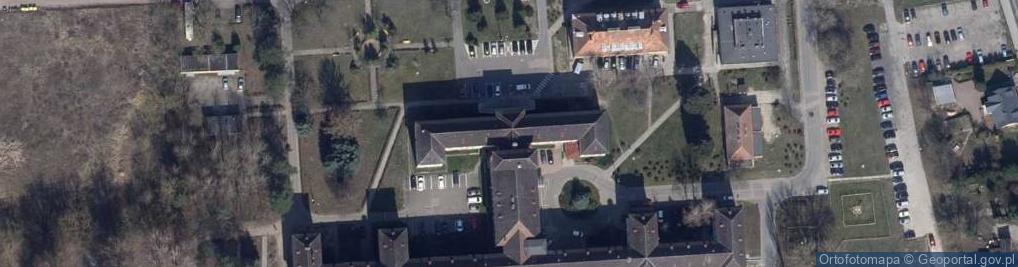 Zdjęcie satelitarne 107 Szpital Wojskowy z Przychodnią SPZOZ w Wałczu