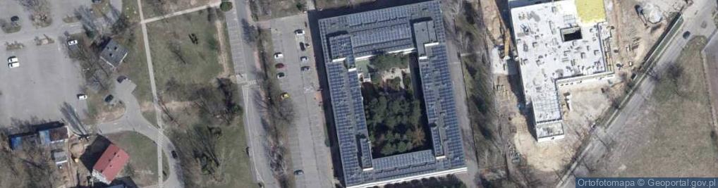 Zdjęcie satelitarne Centralny Szpital Kliniczny Uniwersytetu Medycznego w Łodzi