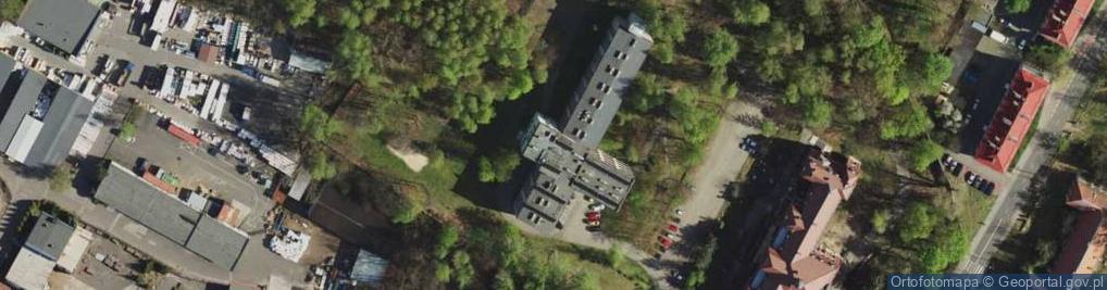 Zdjęcie satelitarne Centrum Psychiatrii w Katowicach im. dr. Krzysztofa Czumy