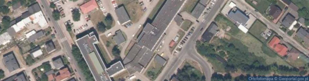 Zdjęcie satelitarne Powiatowe Centrum Zdrowia w Brzezinach