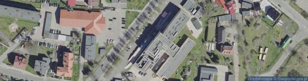 Zdjęcie satelitarne Samodzielny Publiczny Zakład Opieki Zdrowotnej W Żaganiu