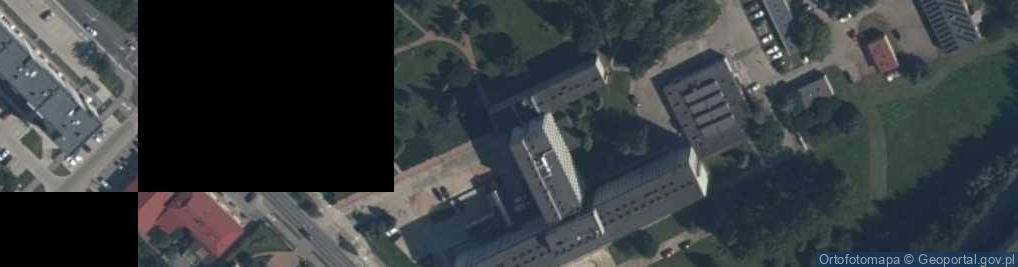 Zdjęcie satelitarne SPZOZ w Sokołowie Polaskim