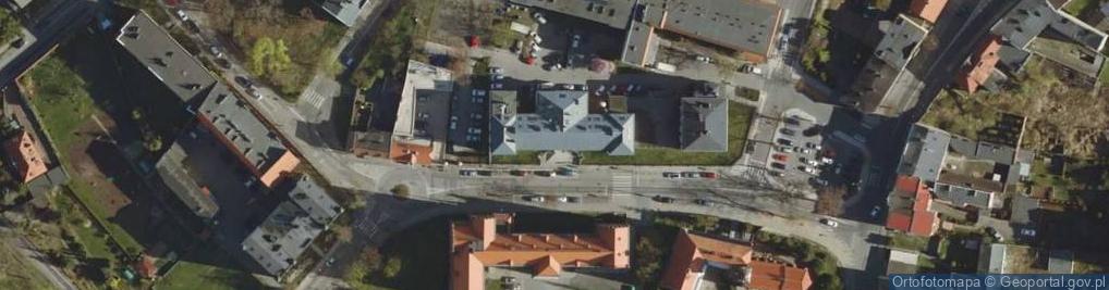 Zdjęcie satelitarne Szpital Pomnik Chrztu Polski