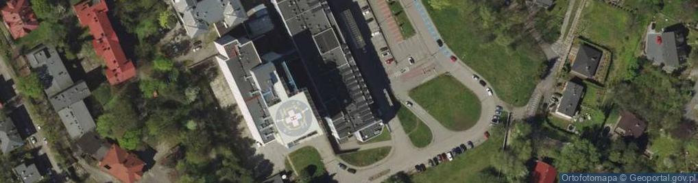 Zdjęcie satelitarne Szpital Śląski w Cieszynie
