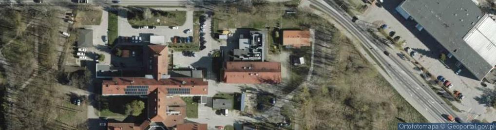 Zdjęcie satelitarne Szpital w Ostródzie - Oddział Chorób Zakaźnych