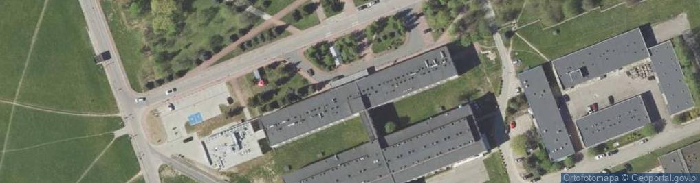 Zdjęcie satelitarne Szpital Wojewódzki im. Kardynała Stefana Wyszyńskiego w Łomży