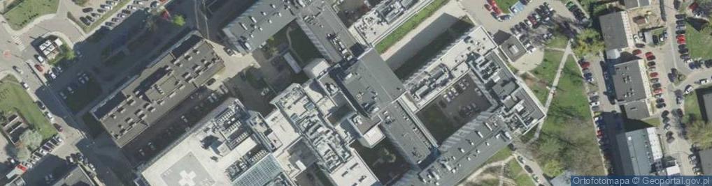 Zdjęcie satelitarne Uniwersytecki Szpital Kliniczny